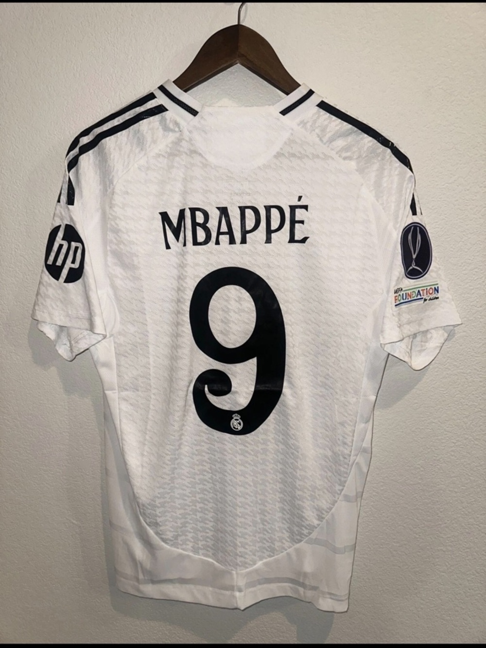 Real Madrid 2024/25 Jersey - UEFA Super Cup Final - Size M